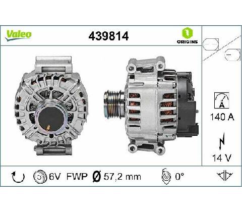 Alternátor VALEO 439814