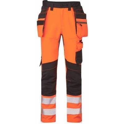 DX4 Hi-Vis kalhoty Craft černá/oranžová krátké