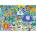 Enjoy - Puzzle Doodle Safari - 1 000 piese