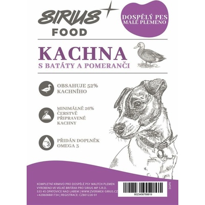 Happiness Grain Free Adult Small kachna s batáty a pomeranči 6 kg