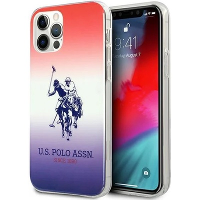 U. S. Polo Assn Калъф за телефон US Polo USHCP12LPCDGBR Gradient Collection за iPhone 12 6.7"" Pro Max (KXG0016267)