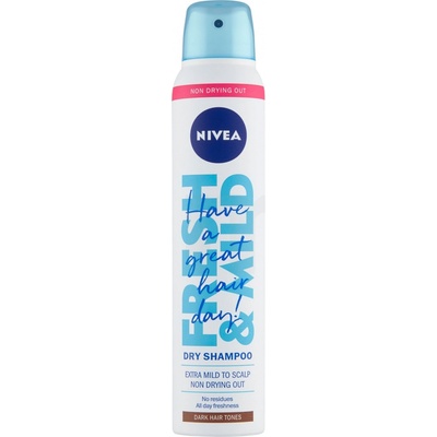 Nivea Fresh Revive Dark Tones suchý šampón pre objem 200 ml
