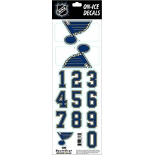 Sportstape ALL IN ONE HELMET DECALS - ST. LOUIS BLUES