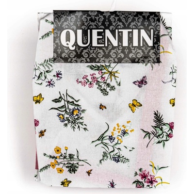 Avax kuchyňská zástěra QK-194 luční kvítí bílo-růžová 60x75cm