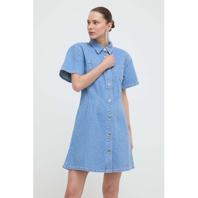 Custommade Дънкова рокля Custommade Jamilah Dots (999449457)