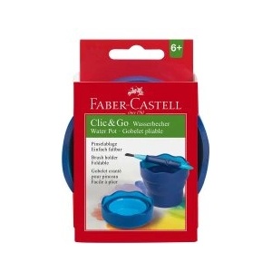 Faber-Castell Чашка за рисуване за четки синя