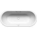 KALDEWEI Avantgarde - Вана Centro Duo Oval 128, 180x80 см, с отвори за дръжката, противоплъзгаща с цялата си повърхност, бяла 282810210001 (282810210001)