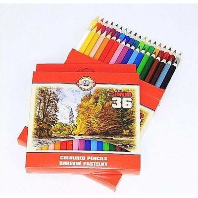 Koh i Noor Omega OK 10mm Jumbo pastelky 36 barev 3385 36