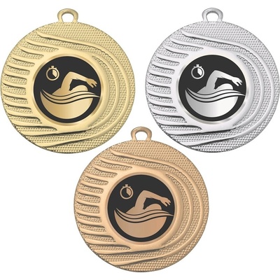 VIZINGR Plavání medaile DI5001-LAC016 DI5001-LAC016 bronz