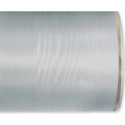 Moiré stuha šedá 75mm x 25m