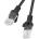 Lanberg Пач кабел Lanberg PCU6-10CC-0100-BK, U/UTP, cat. 6, 1м, черен