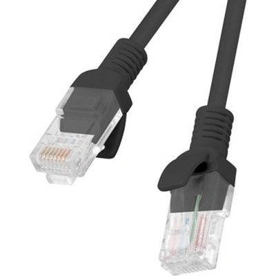 Lanberg Пач кабел Lanberg PCU6-10CC-0100-BK, U/UTP, cat. 6, 1м, черен