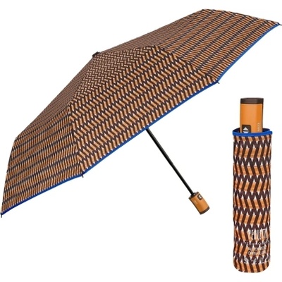 Дамски автоматичен Open-Close чадър Perletti Technology 21778, Оранжев