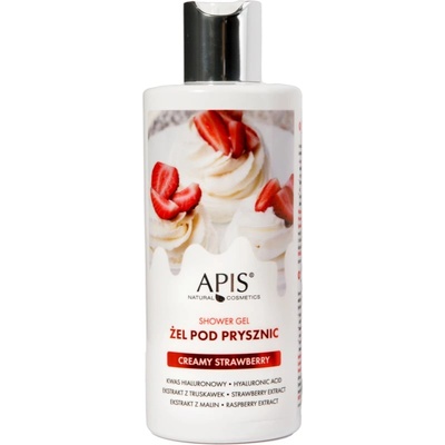 Apis Natural Cosmetics Creamy Strawberry хидратиращ душ гел 300ml