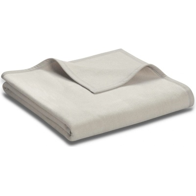 Biederlack Unicolour silber Deka 100x150