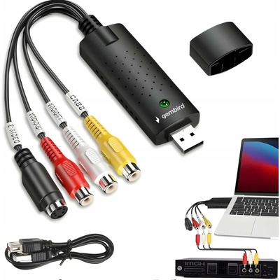Gembird UVG-002 USB M - RCA, S-Video F, 0,5m