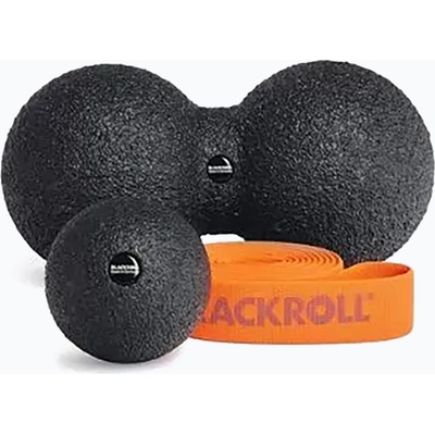 BLACKROLL Масажен комплект BLACKROLL Neck Box black/orange