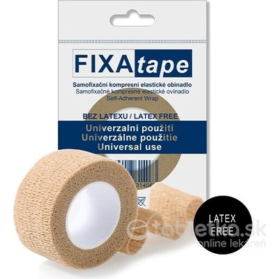 FIXAtape Stretch samofixačné elastické ovínadlo 2,5 x 450 cm , kompresné