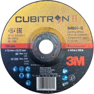 3M Cubitron II Brúsny kotúč 150 x 7 x 22mm 94001-Q