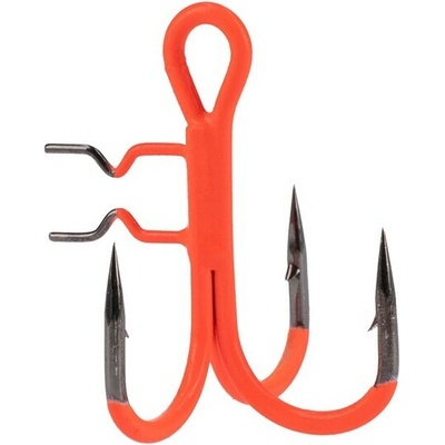 Mikado Trojháčik Jaws Vertical UV Orange veľ. 3 4ks