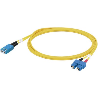 Weidmüller 1449410000 optické vlákno LWL prepojovací [1x zástrčka SC-RJ - 1x zástrčka SC] 9/125 µ Singlemode OS1 2m