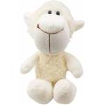 LEAN Toys Plush Sheep Cuddly Toy with Suction Cup, White, 23 x 12 cm
