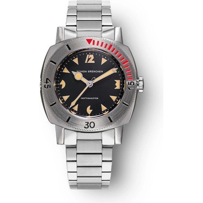 Nivada Grenchen Depthmaster Pacman 14105A Bracelet Flat Link