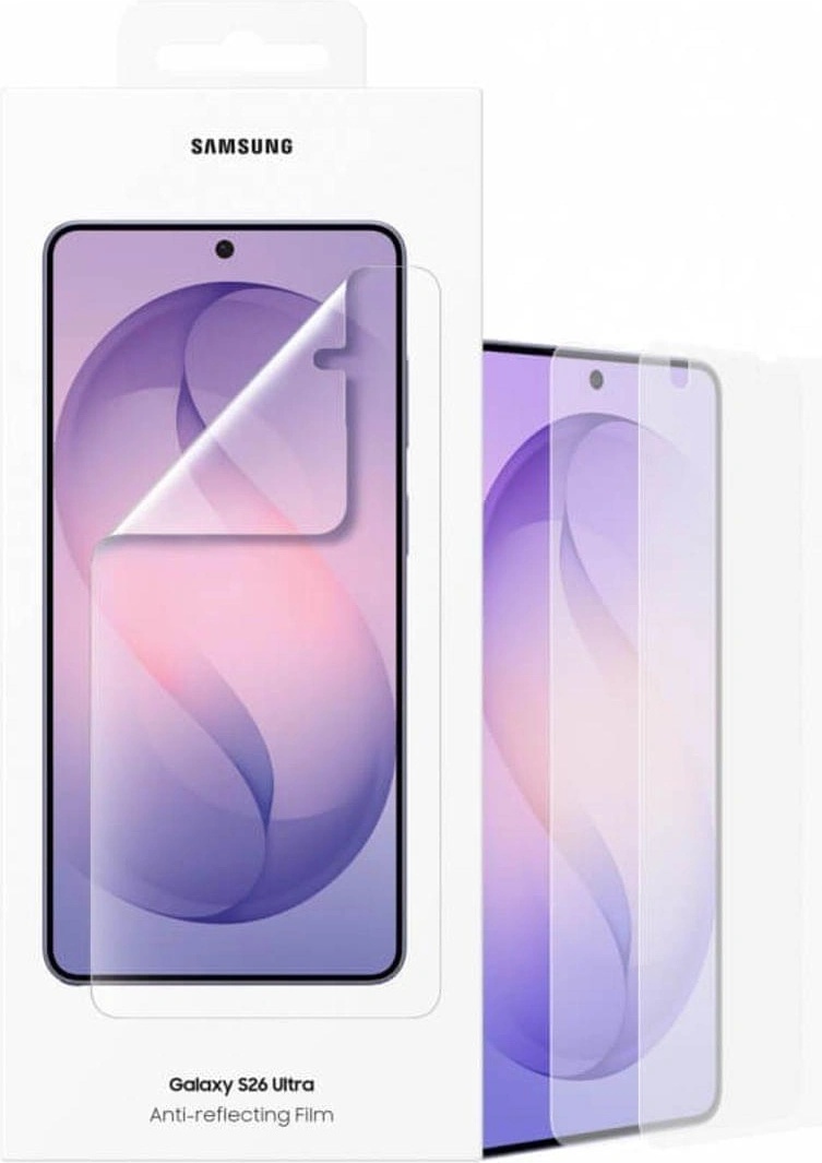 Samsung Оригинален Протектор за Samsung S26 Ultra, Anti-Reflecting Folio Glass EF-US948CTEGWW, Прозрачен (EF-US948CTEGWW)