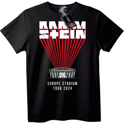 NOONEBRAND Тениска Rammstein Европейско турне 2024 - 7XL, Black