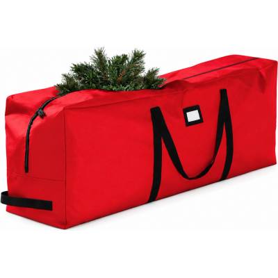 Aga Úložný obal na vianočný stromček 122×38×50 cm Červený