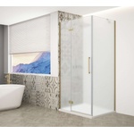 SAPHO Trinity - Душ кабина 120x90 см, лява, матирано стъкло/златисто GT5690-12ML-G (GT5690-12ML-G)