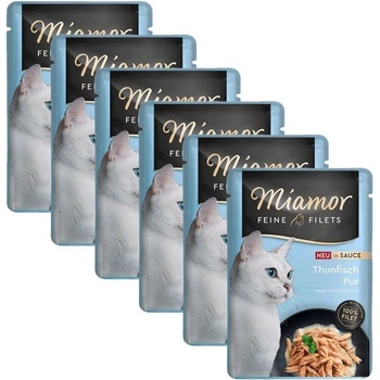Miamor Feine Filets in Sauce tuniak 6 x 100 g