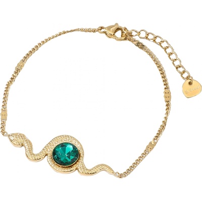 HARAHU Гривна si-21262 - Златна / Зелена kp21262 (si-21262)