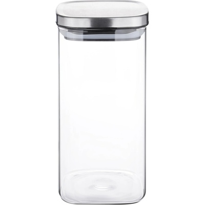 Weis Sklenená dóza na potraviny hranatá 1200 ml