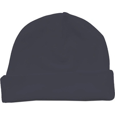 Link Kids Wear Dojčenská bavlnená čiapka Navy