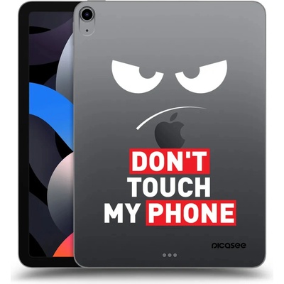 Picasee silikónový prehľadný obal Apple iPad Air 4 10.9 2020 Angry Eyes Transparent