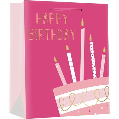 EUROCOM Подаръчна торбичка Deluxe Large Glitter HB, 26x32x12cm (25150-А-75105)