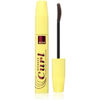 Avon Wonder Curl спирала за обем и извиване на мигли цвят Brown Black 10ml
