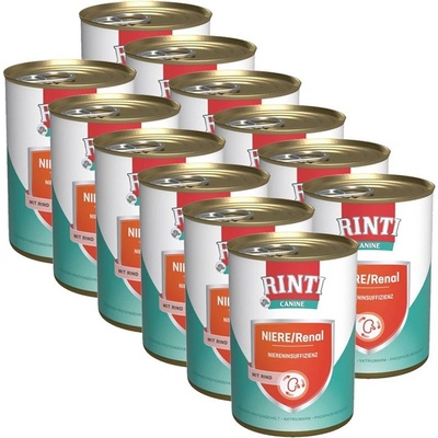 RINTI Консерва RINTI Canine Renal говеждо 12 x 400 г