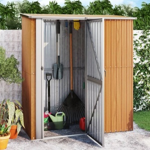 HABA Градинска барака кафява 180, 5x97x209, 5 см поцинкована стомана (V150906)