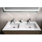 SAPHO GSI Pura Slim Double 122x46 cm ExtraGlaze white (8888111)