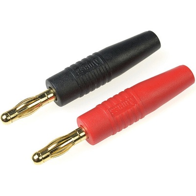 Revtec Banánky zlacené 4.0 mm červená + černá 1 sada