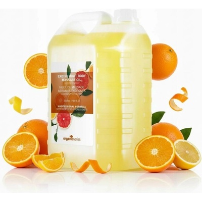 Masážní olej exotické citrusy 5L Organic Series (olivový olej bez parafínu)