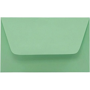 KASKAD Цветни пликове за визитни картички KASKAD 70x105mm 69 шам фъстък зелено 50 броя 00169 (00169)