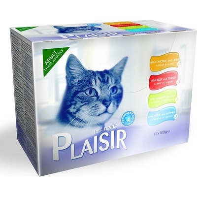 Plaisir Cat 12 x 100 g