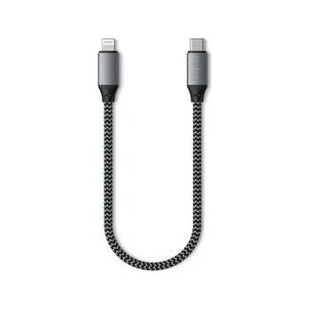 Satechi ST-TCL10M USB-C to Lightning, 25cm, šedý