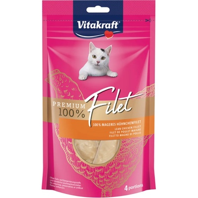 Vitakraft 2x70г пиле Vitakraft Premium филе лакомство за котки