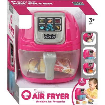 Felyx Toys Детски уред за готвене Felyx Toys - Power Air Fryer, розов (2212U0284)