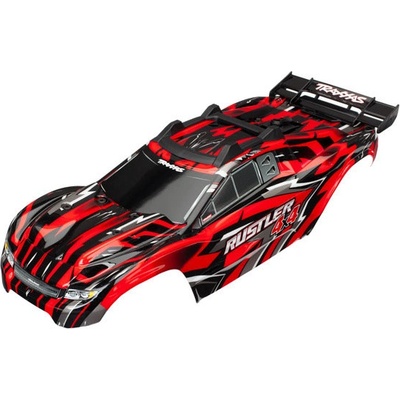 Traxxas karosérie červená Rustler 4x4