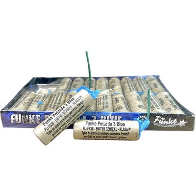 Funke Fireworks PETARDY FUNKE 3 blue 20 ks